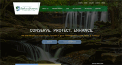Desktop Screenshot of paparksandforests.org
